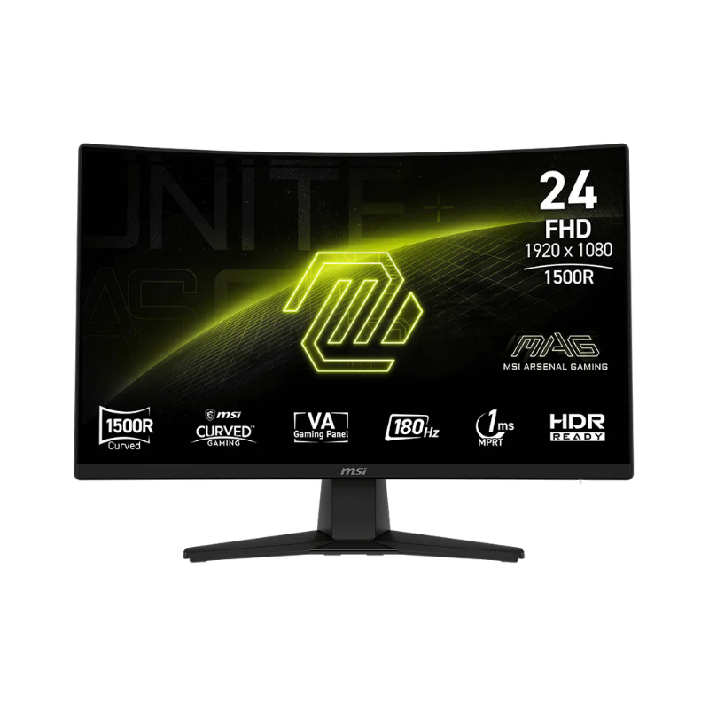 MONITOR GAMING MSI G242C - 23,6" - PANEL VA - 1920x1080 - 180 Hz - 1ms