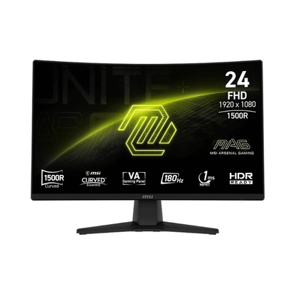 MONITOR GAMING MSI G242C - 23,6" - PANEL VA - 1920x1080 - 180 Hz - 1ms