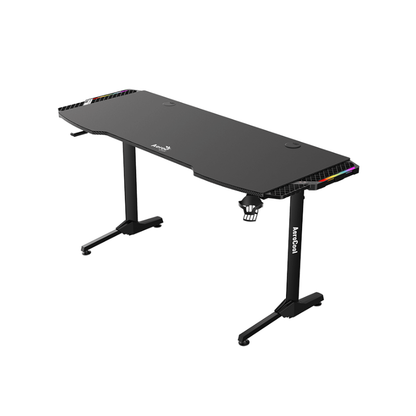 ESCRITORIO GAMER AeroCool ACD2 RGB - LUCES RGB - PORTAVASOS - SOPORTE PARA AUDIFONOS