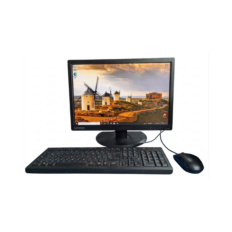 COMBO PC DE OFICINA - OPTIPLEX 3020 SFF - MONITOR LENOVO 20 PULGADAS - TECLADO Y MOUSE