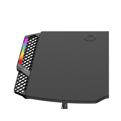 ESCRITORIO GAMER AeroCool ACD2 RGB - LUCES RGB - PORTAVASOS - SOPORTE PARA AUDIFONOS