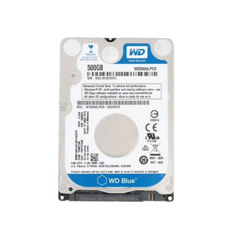 DISCO DURO HDD 500 GB 2.5" - USADO